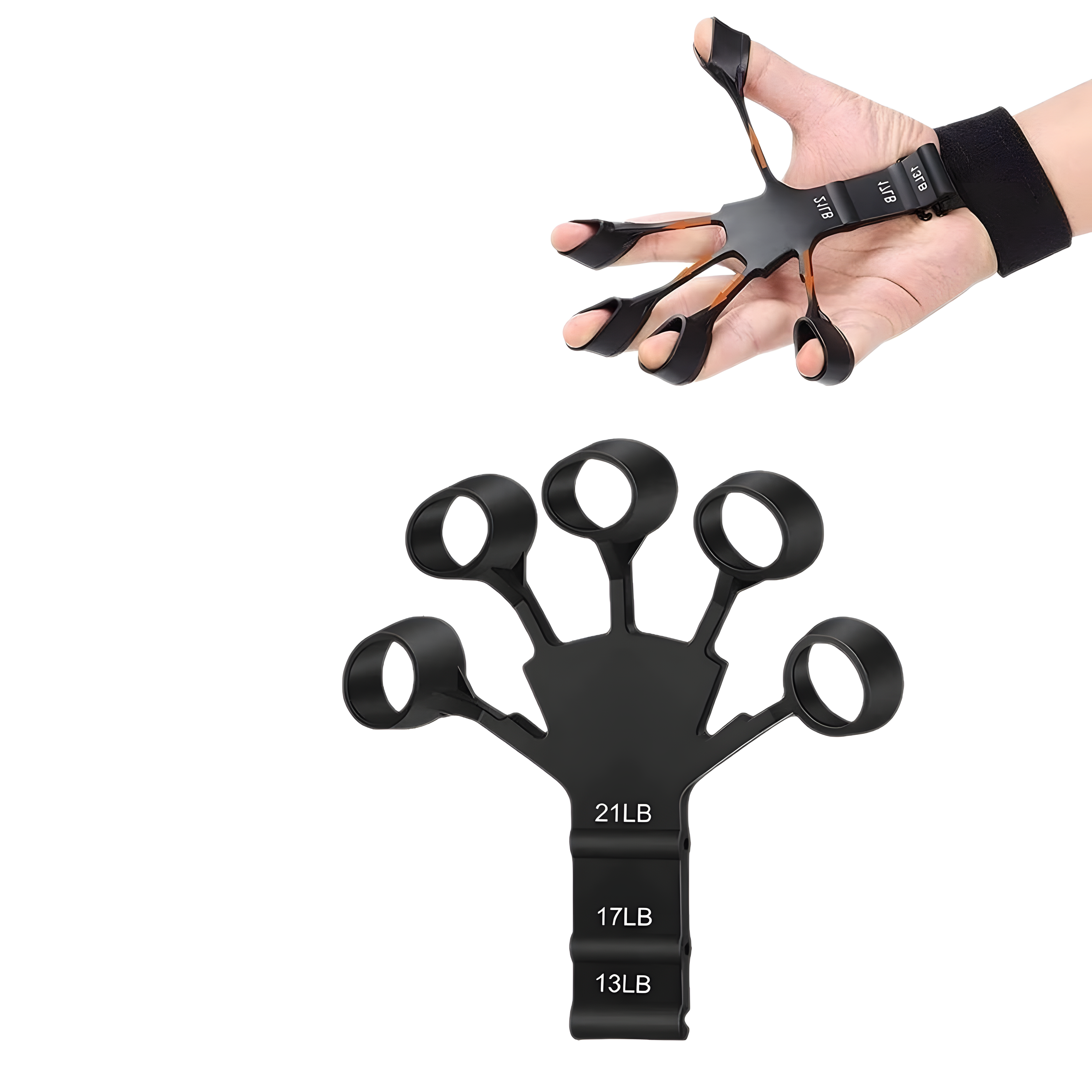 Five-Finger Adjustable Grip Strength Trainer